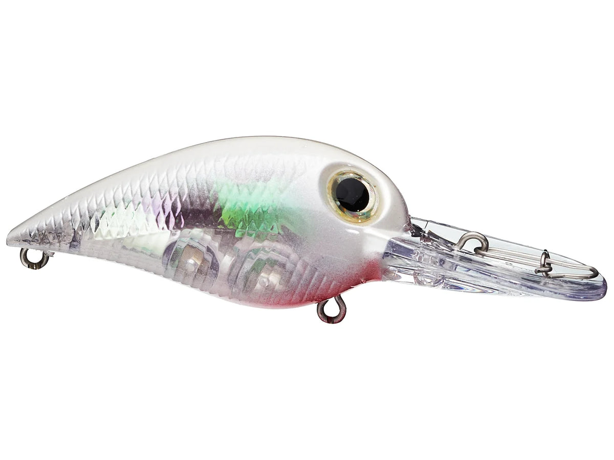 EZS LURES Custom Painted Wiggle Wart Crankbait - NEON CRAW Pattern, Dives 8', Bass Fishing - Made In USA