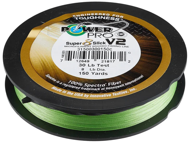 2 lb braided fishing line Power Pro Super Slick V2 Braided Fishing Line – Fish 'N Stuff