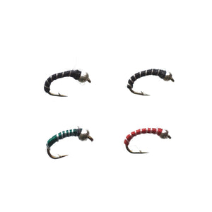 Cortland Fairplay Zebra Midge Fly Assortment