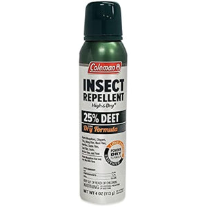 Coleman High and Dry 25% Deet Insect Repellent