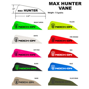 AAE Max Hunter Vanes w/ Nock On Logo