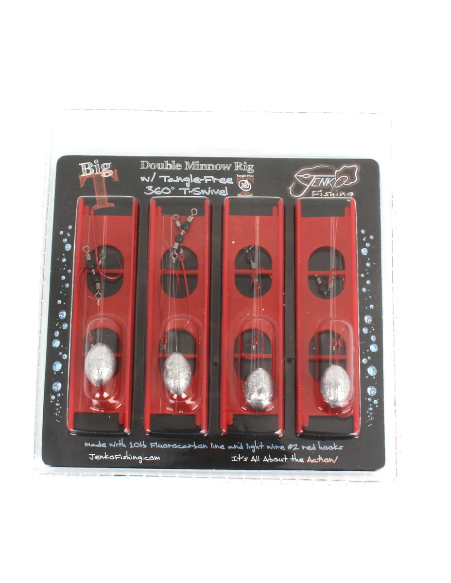 Jenko Big T Double Minnow Rig – Fish 'N Stuff