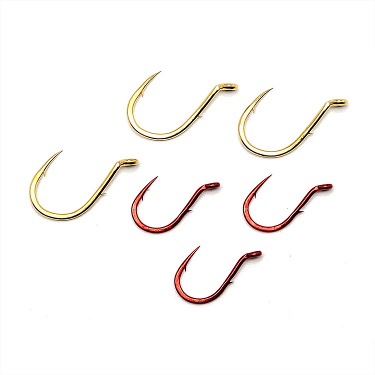 Gamakatsu Single Fishing Hook - Gray, Size 5, Pack Of 11, For Grayfish/Pre-Sinking Methods, Heavy Shaft